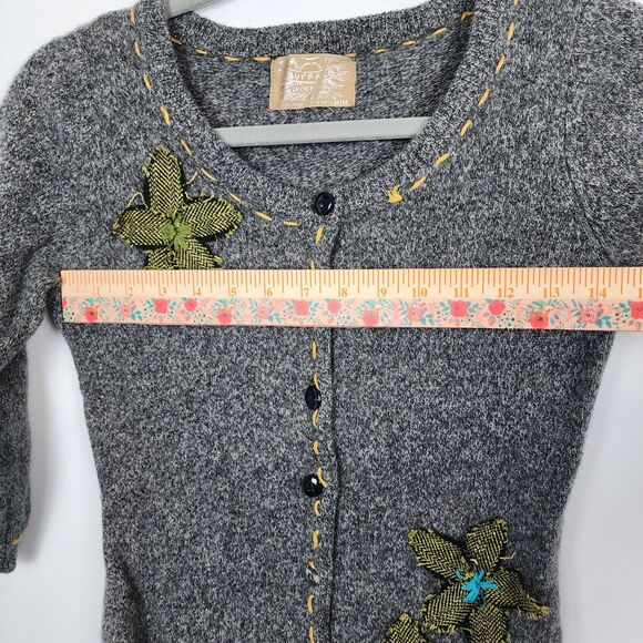 Buffalo David Bitton Vintage Flower Cardigan Size M - Picture 7 of 8
